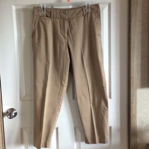 George Khaki Ankle Pants